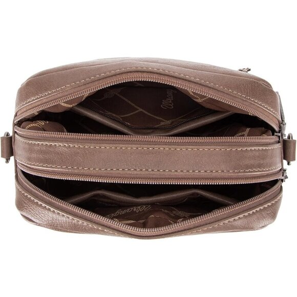 Wrangler Crossbody Purse Women Trendy Camera Snapshot Crossbody Bag Wide Strap - Picture 5 of 6